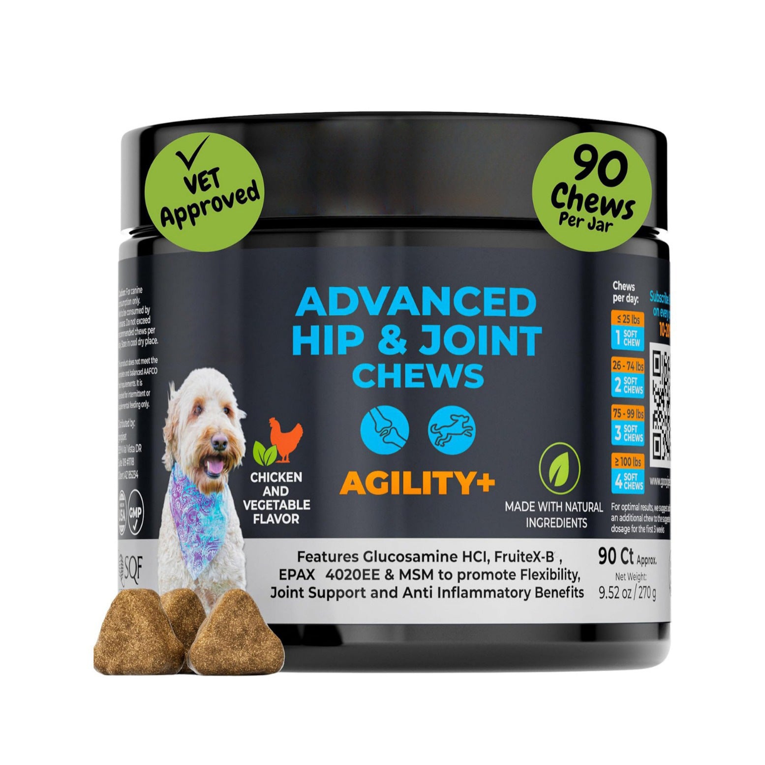 Dog Advanced Hip & Joint Chews